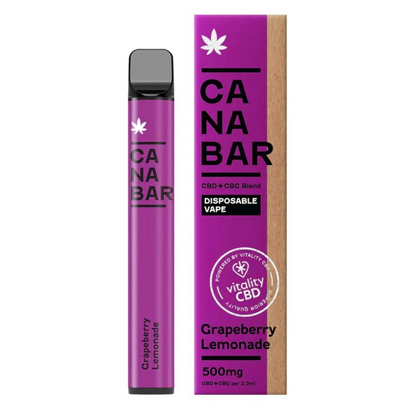 Vitality CBD - Canabar Disposable CBD+CBG 500mg Vitality CBD - Canabar Disposable CBD+CBG 500mg
