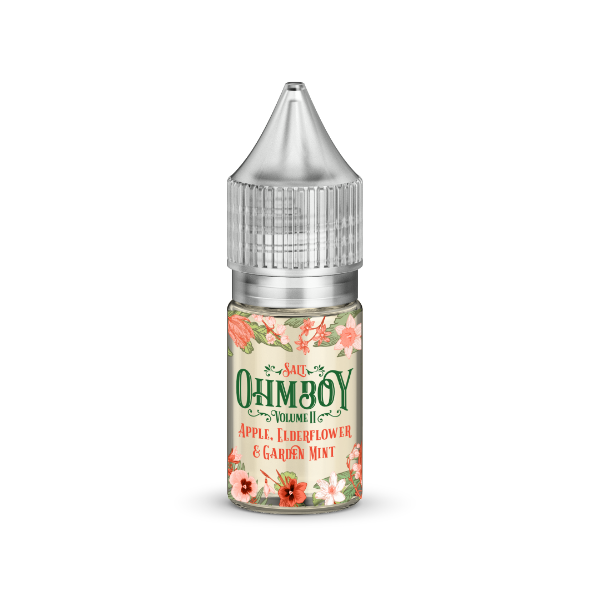 Ohm Boy Volume II Salts - Gala Apple, Elder Flower & Garden Mint