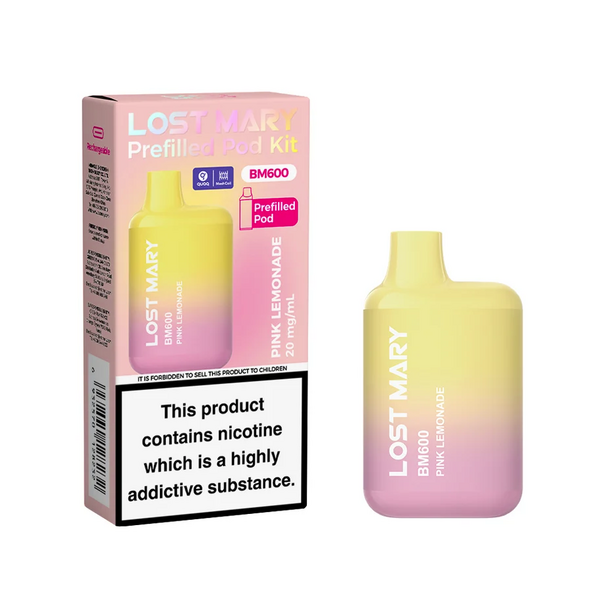 Lost Mary BM600 Prefilled Pod Kit - Pink Lemonade