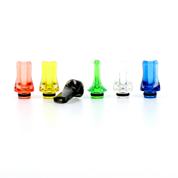 Acrylic Flat Mouth 510 Drip Tips